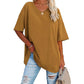 Casual los V-hals T-shirt voor dames