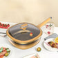 🔥 50% KORTING – Titanium Steelpan 30cm met Antiaanbaklaag & Deksel | Duurzaam & Perfect voor Kerst!