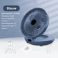Wandventilator voor tweeërlei gebruik