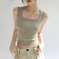 Comfortabele effen tanktops voor dames