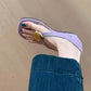 Minimalistische Dames Sandalen met Verborgen Hak