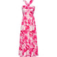 🌺Ärmelloses Kleid mit gekreuztem Neckholder und Blumenmuster💃