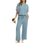 🌸Nieuw binnen 50% KORTING💖 Zachte casual top en broekset voor dames