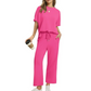 🌸Nieuw binnen 50% KORTING💖 Zachte casual top en broekset voor dames
