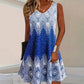 Modieuze Casual Etnische Stijl Mouwloze Jurk