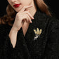 Kristal Tarwe Broche