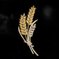 Kristal Tarwe Broche