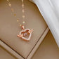 Gracieus Ketting met Hart en Vleugels Hanger