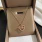 Gracieus Ketting met Hart en Vleugels Hanger