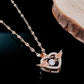Gracieus Ketting met Hart en Vleugels Hanger