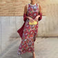 Dames Tweedelige Set: Mouwloze Maxi-jurk & Zomerjas
