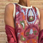 Dames Tweedelige Set: Mouwloze Maxi-jurk & Zomerjas