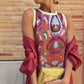 Dames Tweedelige Set: Mouwloze Maxi-jurk & Zomerjas