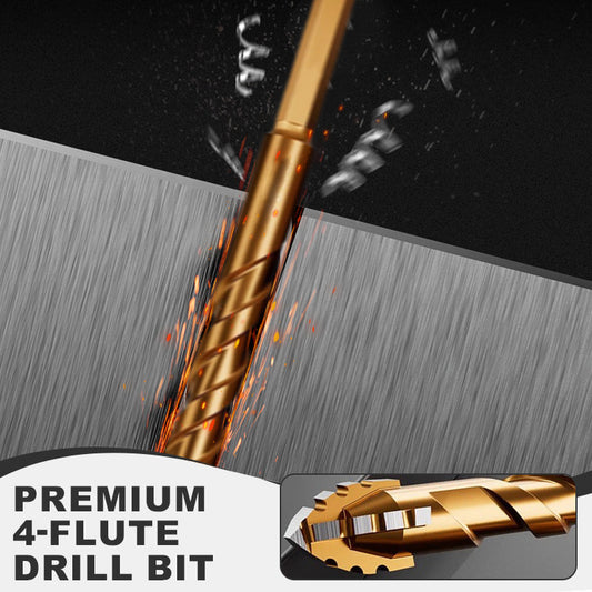 Premium boor met 4 snijkanten