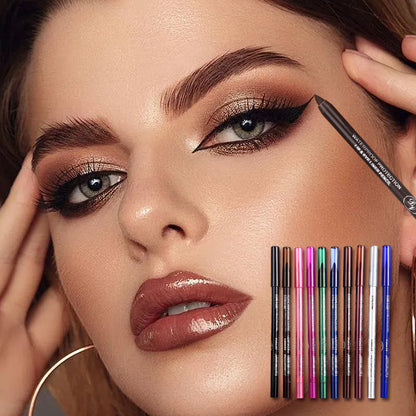 10 Stuks Gekleurde Eyeliner Gelpennen