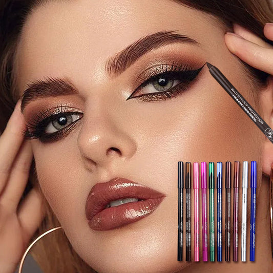 10 Stuks Gekleurde Eyeliner Gelpennen