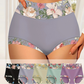 Dames Slips met Hoge Taille en Bloemenprint