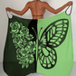Sarong Spaghetti Strand Cover-Up met Vlinderprint voor Dames