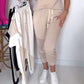 Dames Tweedelige Set: Casual T-shirt en Korte Joggingbroek