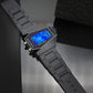 Creatief lichtgevend LED-horloge in de vorm van een vliegtuig