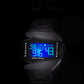 Creatief lichtgevend LED-horloge in de vorm van een vliegtuig