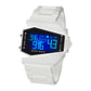 Creatief lichtgevend LED-horloge in de vorm van een vliegtuig