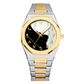 Moderne en Veelzijdige Herenhorloge met Stalen Band