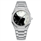 Moderne en Veelzijdige Herenhorloge met Stalen Band