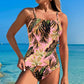 Dames badpak met modieuze print