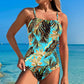 Dames badpak met modieuze print