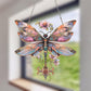 Hangende Roze Libelle Decoratie