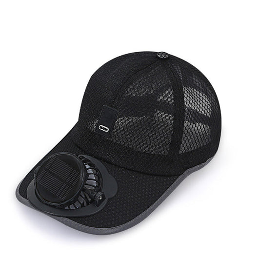 🔥De laagste prijs op het net🔥Ademende baseballpet met zonneventilator