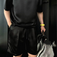 Casual Effen T-shirt en Korte Broek Set voor Heren