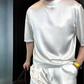 Casual Effen T-shirt en Korte Broek Set voor Heren