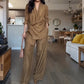 ✨🤍🤍Vrouwentop Broek 2-delige set