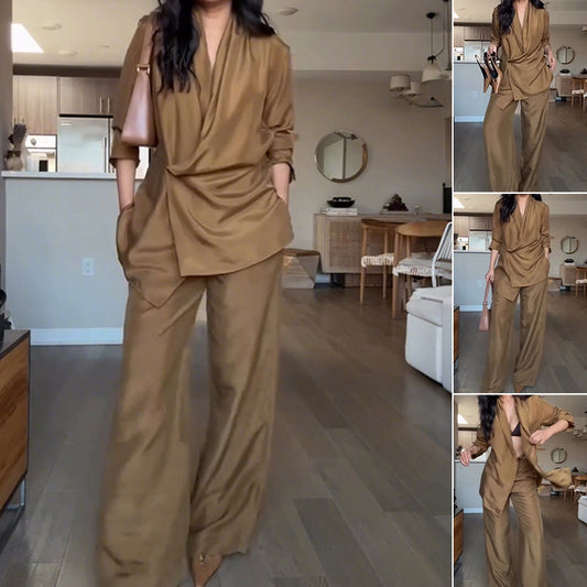 ✨🤍🤍Vrouwentop Broek 2-delige set