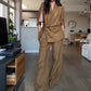 ✨🤍🤍Vrouwentop Broek 2-delige set