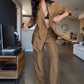 ✨🤍🤍Vrouwentop Broek 2-delige set
