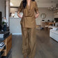 ✨🤍🤍Vrouwentop Broek 2-delige set
