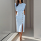 Elegante Dames Midi-jurk met Split