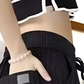 Zomerse Casual Capri Broek voor Heren met Trekkoord en Subtiel Patroon