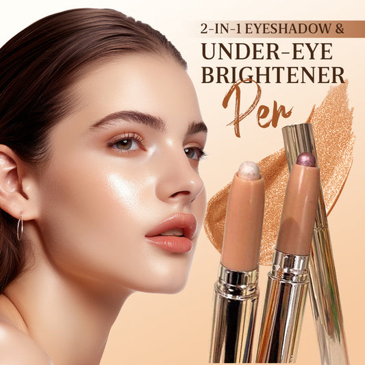 2-in-1 oogschaduw- en highlightpen voor onder de ogen