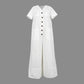 Dames Jumpsuit met V-hals, Losvallend