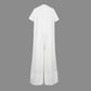 Dames Jumpsuit met V-hals, Losvallend