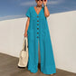 Dames Jumpsuit met V-hals, Losvallend