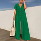 Dames Jumpsuit met V-hals, Losvallend