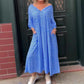 🔥 ROBE VROUW MET BENE BEEN, 3/4 MOEVEN EN POLKA DOT PATROON