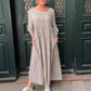 🔥 ROBE VROUW MET BENE BEEN, 3/4 MOEVEN EN POLKA DOT PATROON