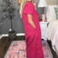 Stijlvolle Maxi-jurk met Pofmouwen voor Dames