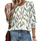 Dames Casual Blouse met Driekwartmouwen